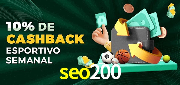 10% de bônus de cashback na seo200